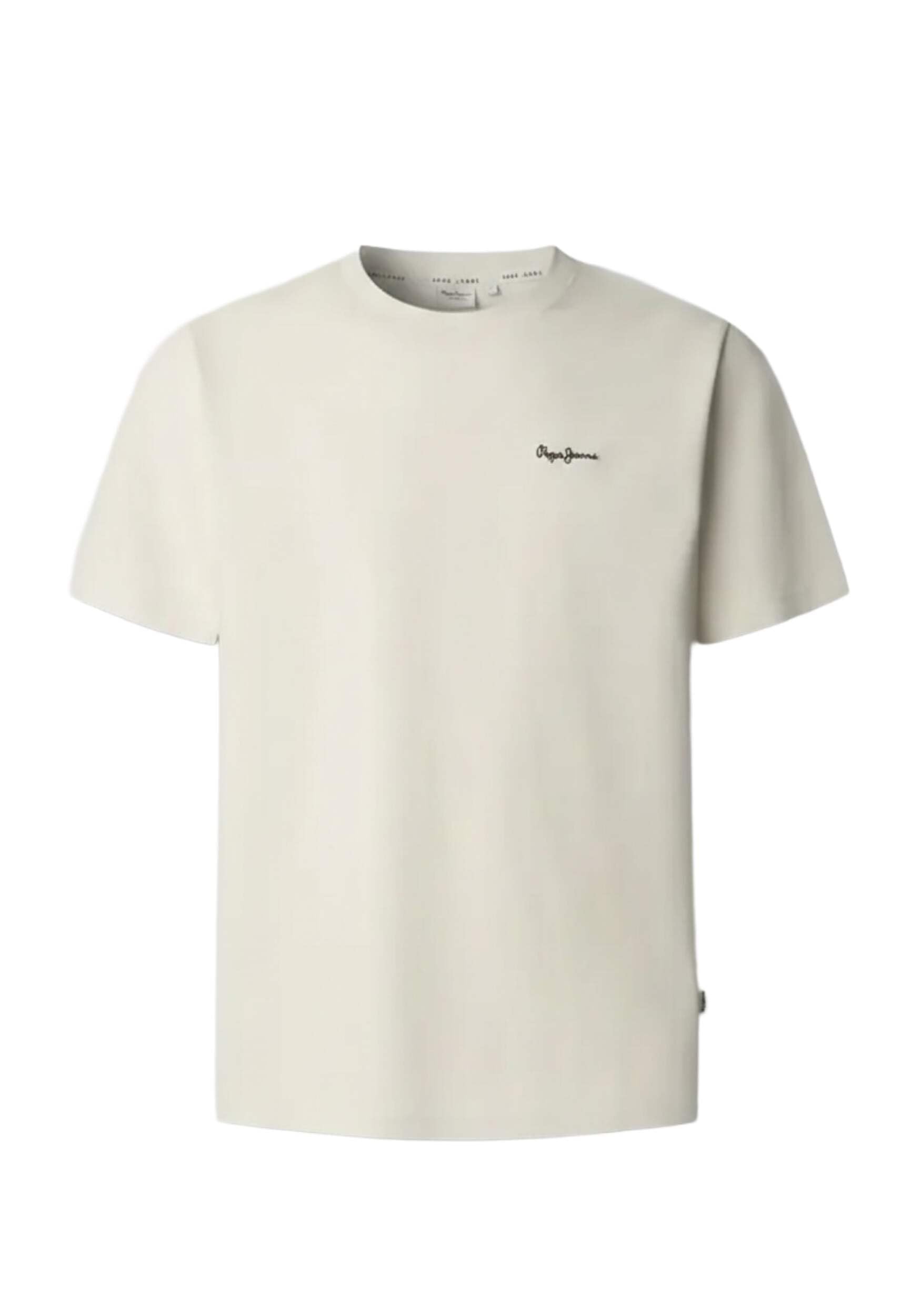 Pepe Jeans Men's Contrast Connor T-Shirt, Beige (Ivory White), XL
