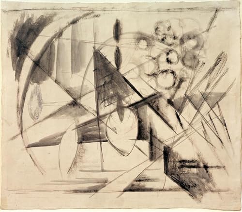 Cuadro en lienzo abstracto de Marc 60x90cm para renovar despachos modernos