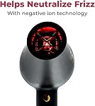 Skin Research Institute Salon Dry Pro Infrared Hair Dryer - Negative Ions for Reduced Frizz, Fast-Drying and Max Shine, Attachments Included