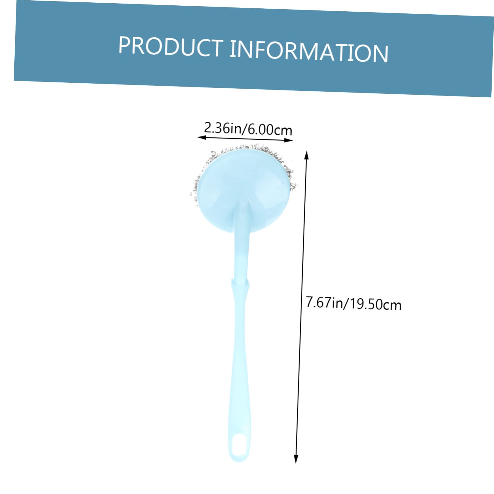 GLEAVI Home Pot Washing Metal Scrubber Dish Brush Wire Sponge Metal Scrubber for Kitchen Random Color