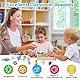 OFFCUP Radiergummi Set, 17 Stück für Kinder, Box Verpackt, Mini Nette Lustige Tier-Radiergummis, Gastgeschenke, Geburtstagsgeschenk, Bunte Bleistift Radierer