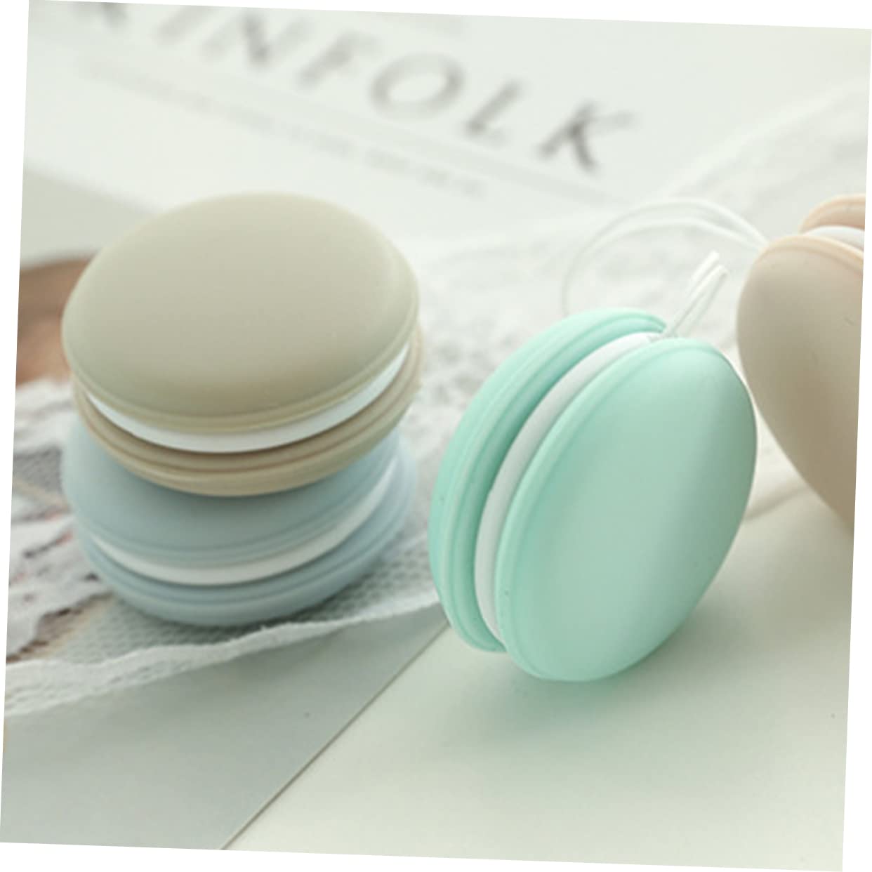 Healeved 20piezas De Limpieza De Pantalla De Microfibra Forma De Macaron Unidades Para Pantallas De Teléfono Tabletas y Monitores Eliminan Manchas y Huellas Dactilares Diseño Ligero y