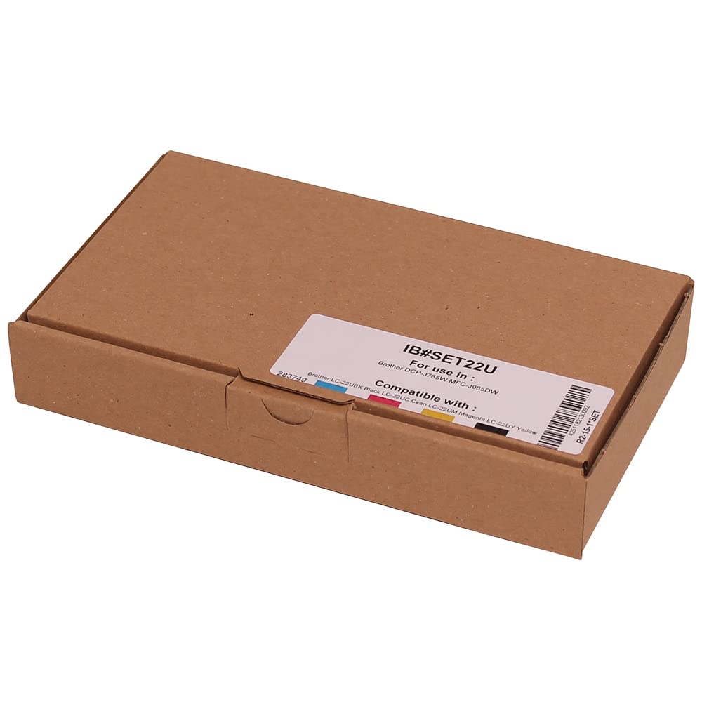 LCL Cartucce Inchiostro Compatibili LC22U XL Giallo – 2 Pezzi Per Brother DCP-J785DW, MFC-J985DW - 4