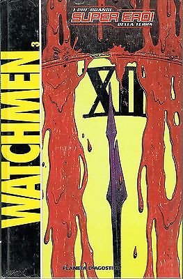  i piu grandi supereroi della terra:WATCHMEN 3di3 di A.Moore ed.Planeta de Agosti