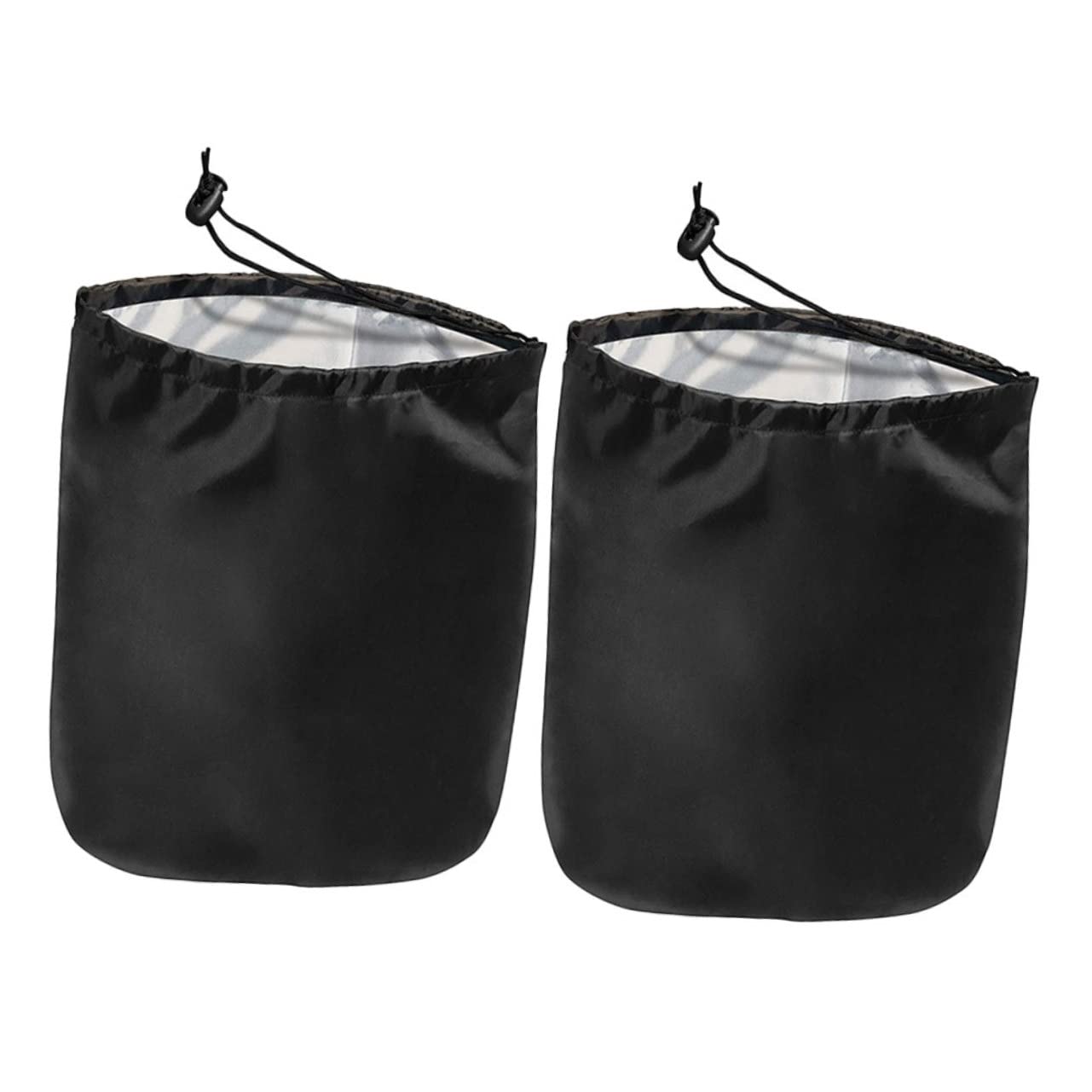 FELTECHELECTR 2pcs Car Rearview Mirror Cover Oxford Cloth Shield Snowproof Windproof Uv Practical for Outdoor Use