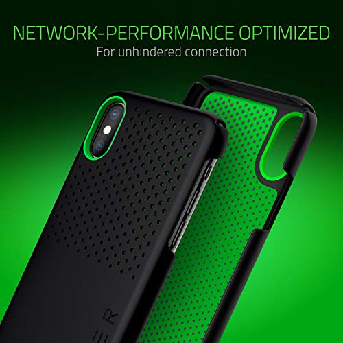 Razer Arctech Slim For Iphone Xs Max Case: Thermaphene & Venting Performance Cooling - Wireless Charging Compatible - Mercury White #TOP4