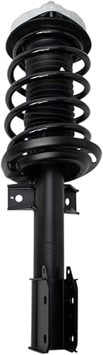 Miniatura 140 de TRQ Kit de suspensión delantera, conjunto de amortiguadores y resortes, barra estabilizadora, enlace estabilizador compatible con Chevrolet