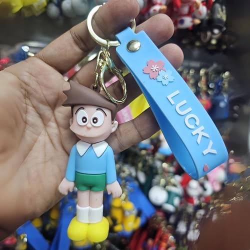 Image of OTTAVO Cute Cartoon 3D Silicone High -Quality PVC Material Keychain, Suitable for Boys and Girls - Pack of 1.