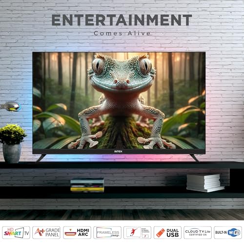 Image of Intex 80 cm (32 Inch) HD Ready Smart Cloud TV with Android 9.0 | A+ Grade Panel | Frameless Design | SHF32111