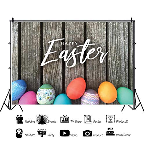 FunPa Photography Background Egg Pattern Studio Backdrop Photo Prop Easter Decoration