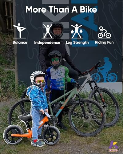 Image of KRIDDO Toddler Balance Bike and 3-in-1 Protective Gear Set