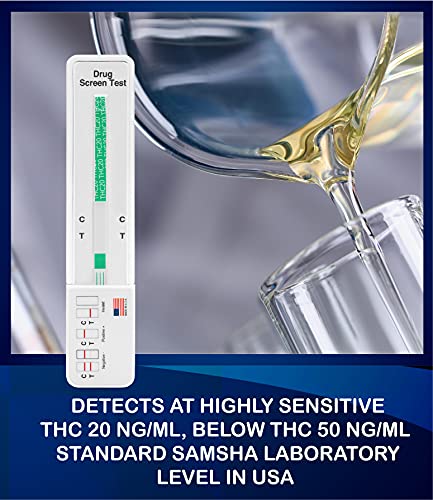 Drugexam 10 Pack - Drugexam Highly Sensitive Marijuana Thc 20 Ng/Ml Single Panel Drug Test Kit thumb #3