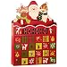 Christmas Wooden Advent Calendar with 24 Drawers for Christmas Decorations