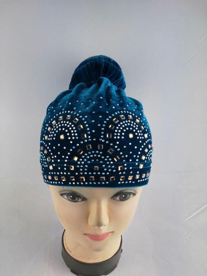 Miniatura 5 de MSBRIC - Gorros de terciopelo para mujer, color 1933