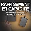 Seagate One Touch 2To, Disque Dur Externe Portable, chiffrement matériel par mot de passe, PC, Notebook & Mac, USB 3.0, Space Gray, Services Rescue inclus (STKY2000404)