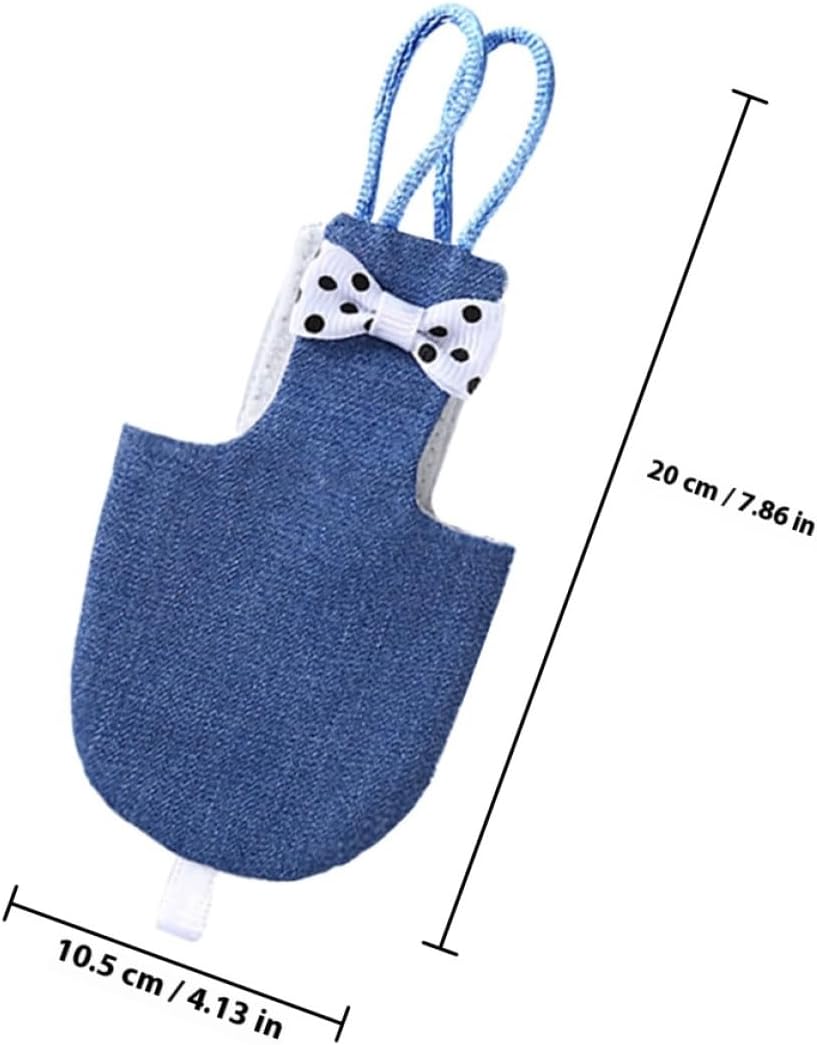 Bird Diaper for Pet Birds Breathable Parrot Flight Suit with Denim Outer Layer Large Size for Parakeets and Parrots Outdoor Use