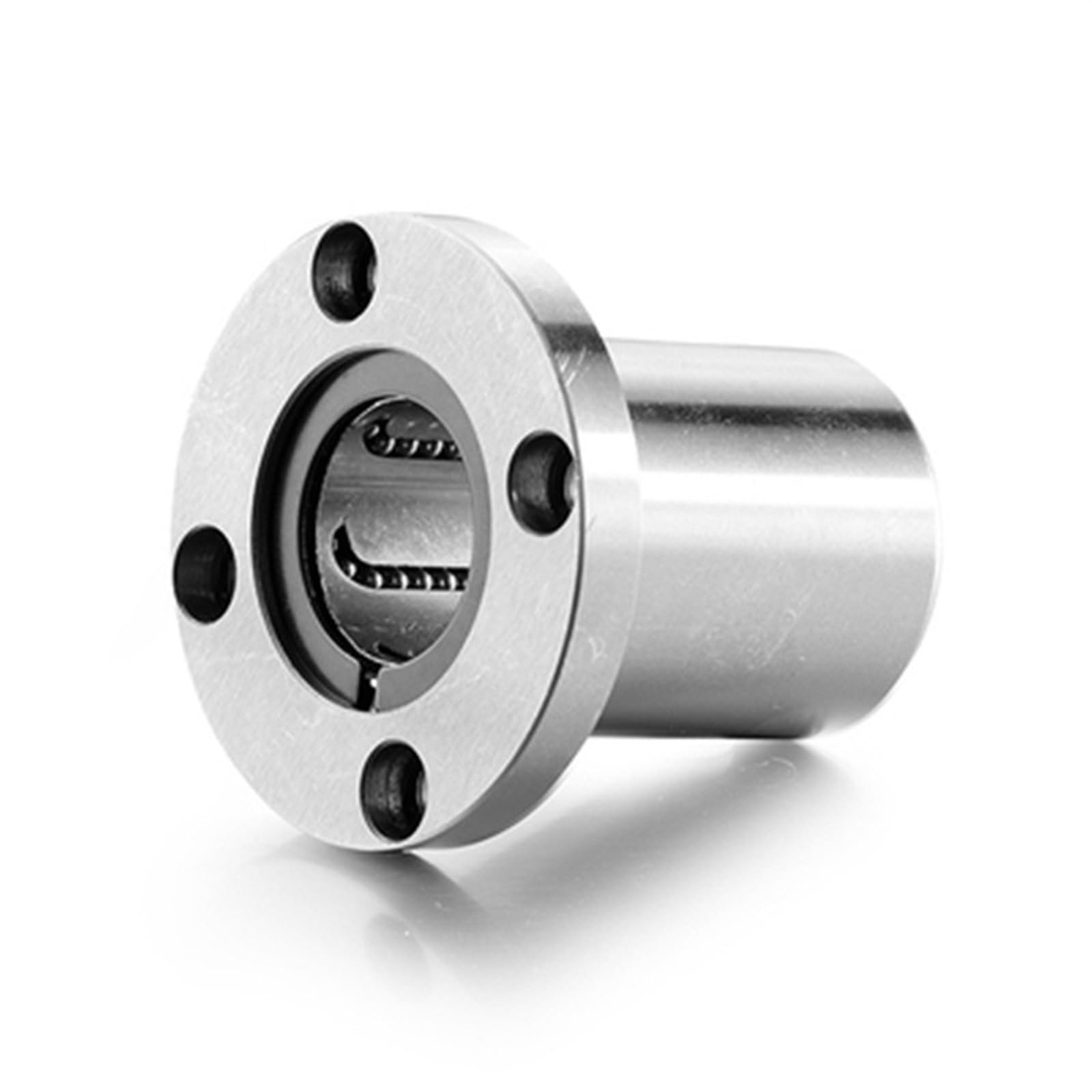 HABITZ 2 uds 6mm/8mm/10mm/12mm/13mm/16mm/20mm/25mm Serie LMF LMF8UU/LMF10 rodamiento de Movimiento Lineal de Acoplamiento de Brida Redonda (Size : LMF8UU)