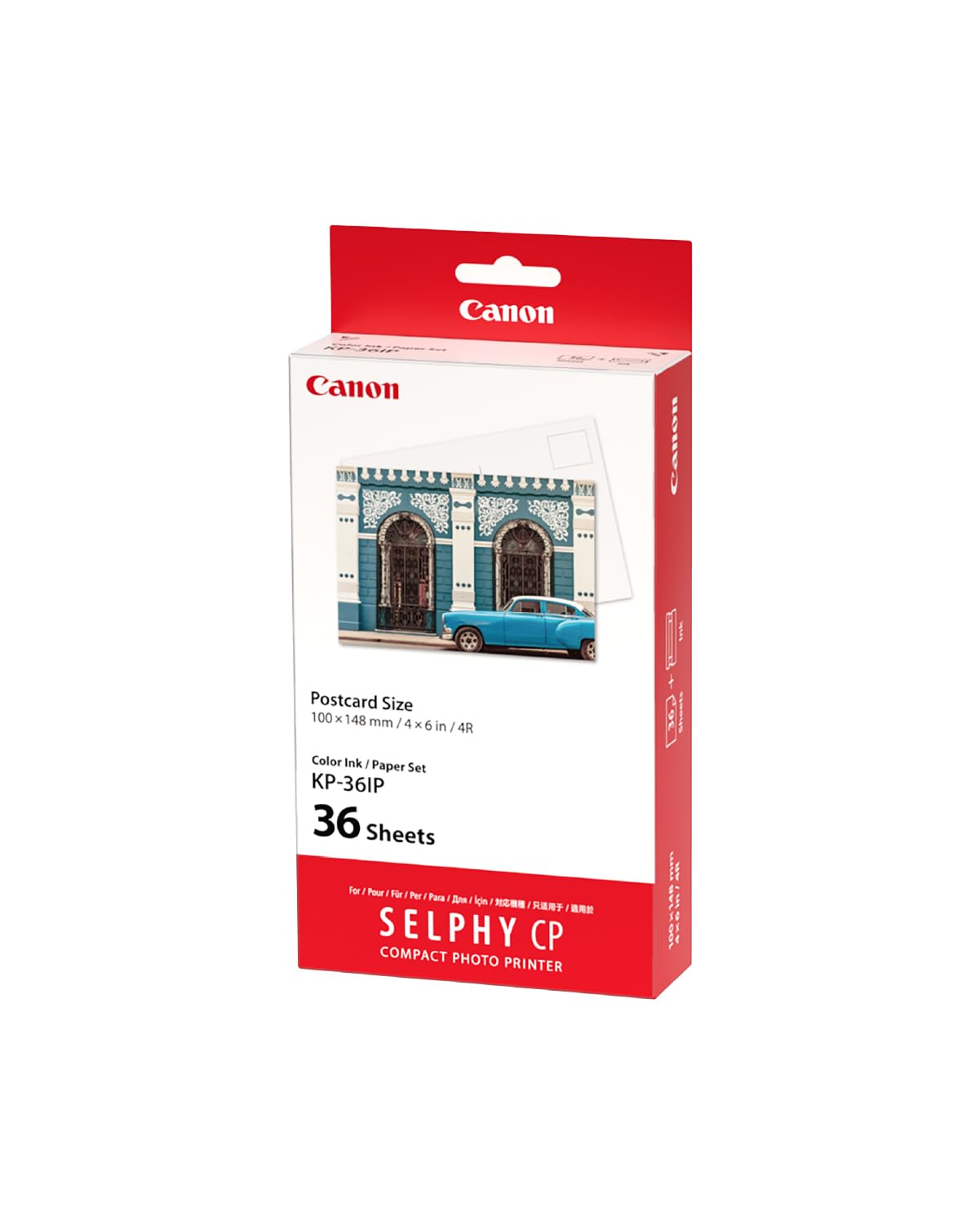 Canon KP-36IP cartouche d'encre sublimation thermique pour imprimante photo 10x15