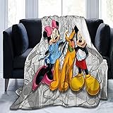 Mickey Mouse Decke Als Geschenk: Wenn Ihre Freunde, Familienmitglieder Spielefans oder Filmfans sind,sind Anime-Fans Ideal als Geburtstagsgeschenk, Weihnachtsgeschenk für Freunde und Familie.