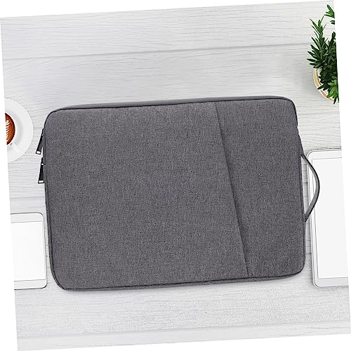Funda para laptop TEHAUX en poliéster gris miniatura 7