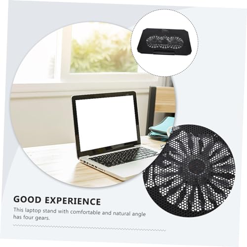 Base para Laptop con Doble Ventilador USB Negro miniatura 4