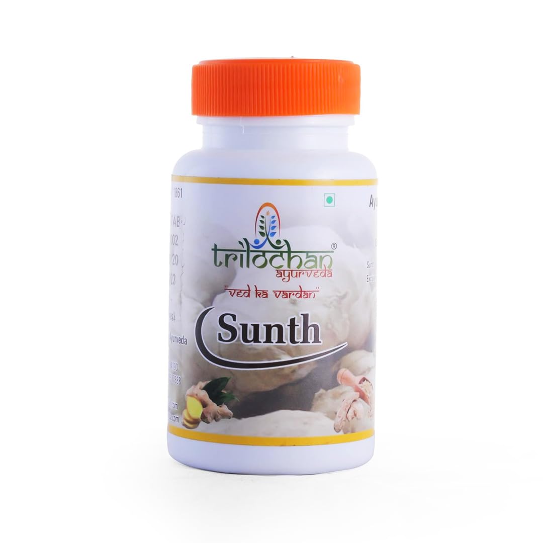 Trilochan Dried Ginger Sunth 180 Tablets - Digestive Aid for Indigestion, Nausea, and Inflammation (B0BJ5NS7H4) Amazon Price History, Amazon Price Tracker