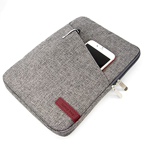 Water-Resistant Tablet Sleeve Case Protective Bag Portable Carring Pouch Compatible with GPD Win Max 2 10.1 inch (Dark Gray)
