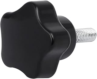 Aexit M5x15mm Star Ball Knobs Head Screw On Threaded Stud Machinery Clamping Male Ball Knobs Knob Grip