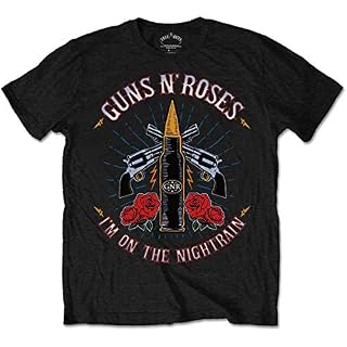 Rockoff Trade Guns N’ Roses Night Train T-Shirt Homme - Les Beatles, Paul McCartney, John Lennon, RIngo Starr, George Harrison