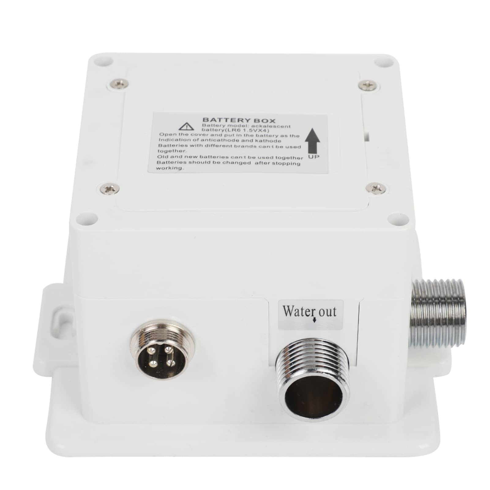 Rubinetto Lavabo Automatico in Ottone NERO con Sensore a Infrarossi Freddo e Caldo Design Moderno Risparmio Energetico Senza Contatto per Bagno
