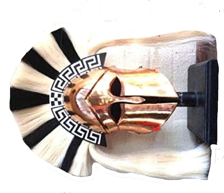 Medieval Greek Corinthian Helmet with Plume