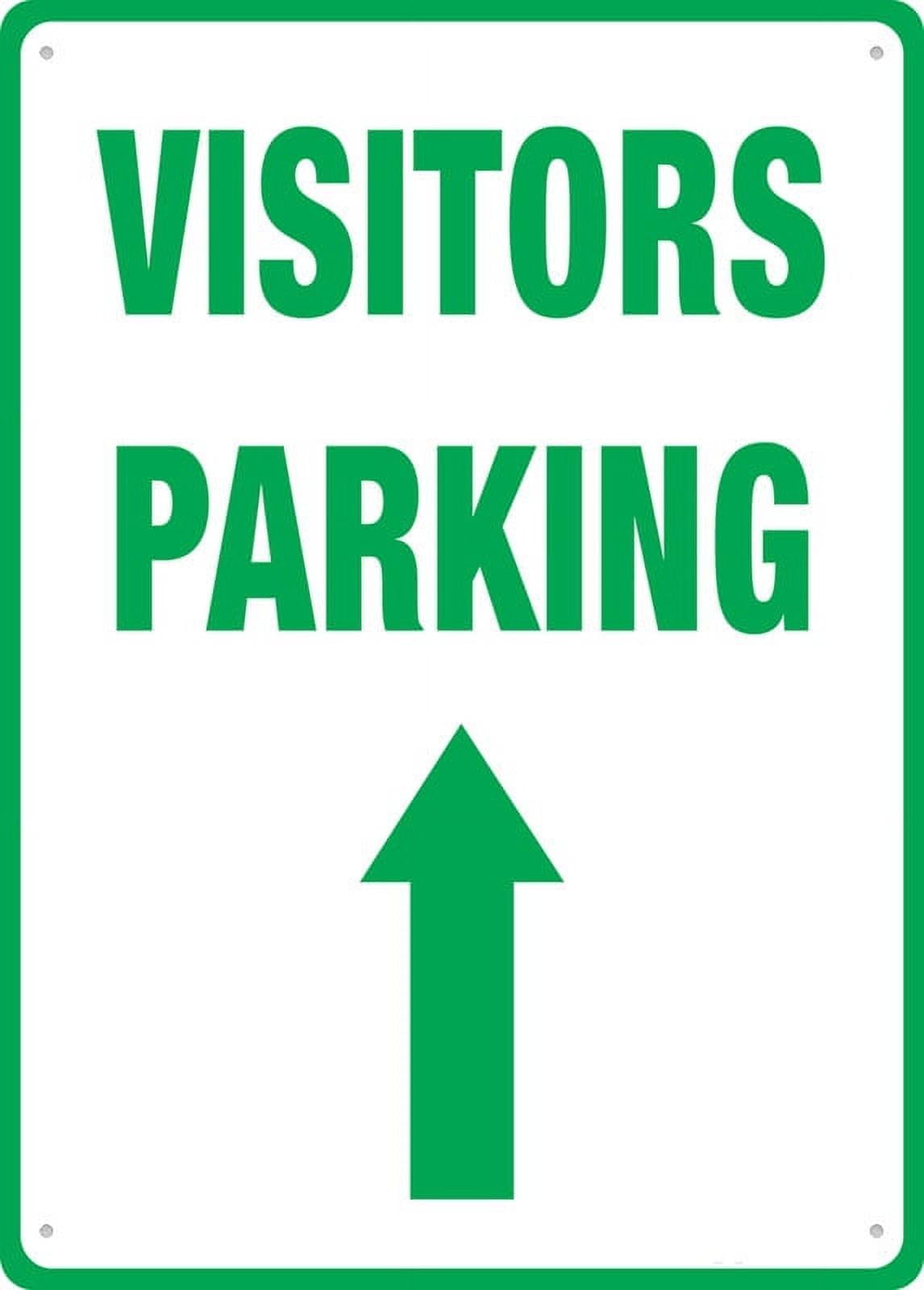 Visitors Parking Straight Arrow for Cafe Home Living Room Bedroom Kitchen Garden Garage Cafe Bar Pub Tin Sign 8x12 Inch