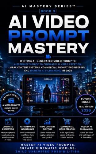 AI Video Prompt Mastery™: The 2026 Beginner’s Guide to Creating Better AI Videos (AI Mastery Series™ Book 4)