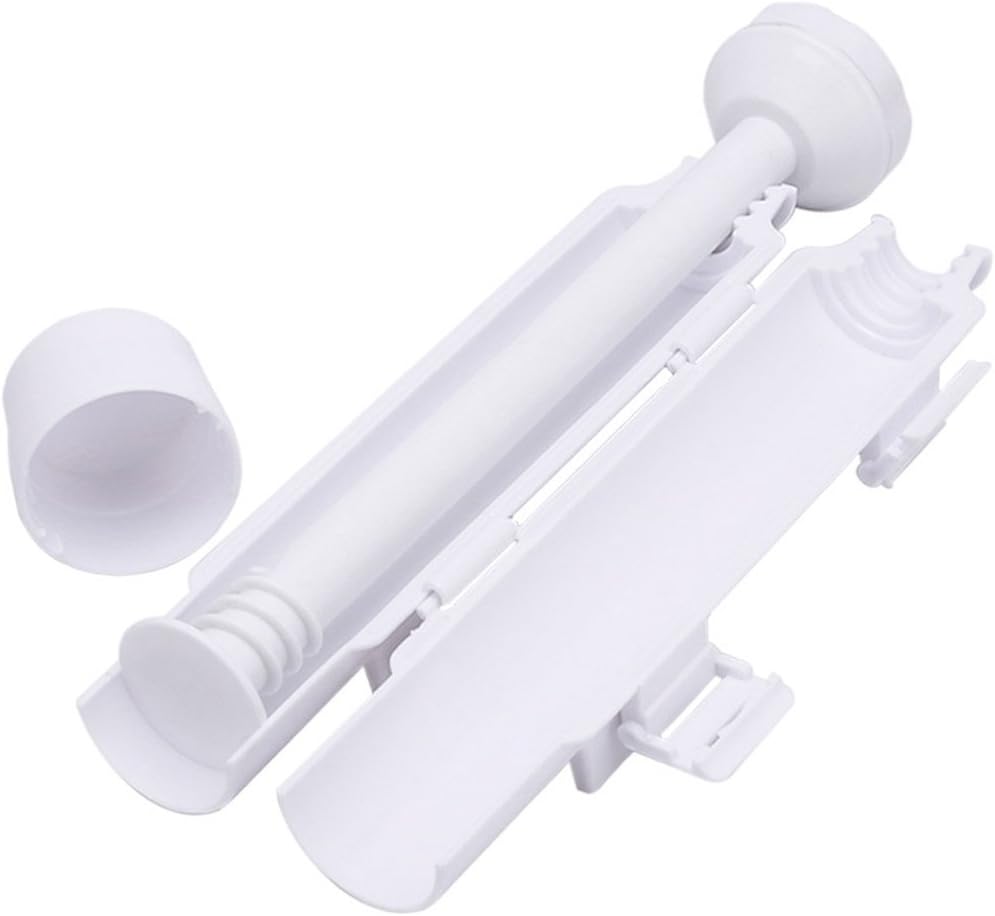 Sushi Bazooka Roller Maker Kit, Kitchen Tool (White)