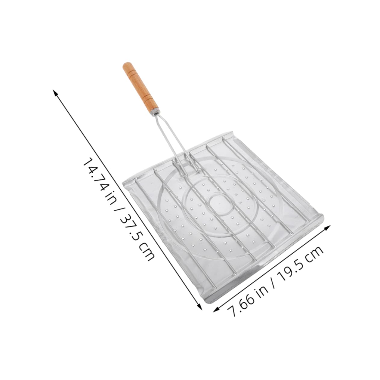 IMIKEYA 2pezzi Tostatura del Pane Multifunzionali per Barbecue all per Pane e Accessori per