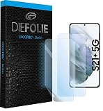 Crocfol Schutzfolie vom Testsieger [2 St.] kompatibel mit Samsung Galaxy S21 Plus- selbstheilende Premium 5D Langzeit-Panzerfolie (Case-Friendly)