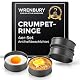 Wrenbury Crumpet-Ringe 4er-Set aus Karbonstahl mit Antihaftbeschichtung
