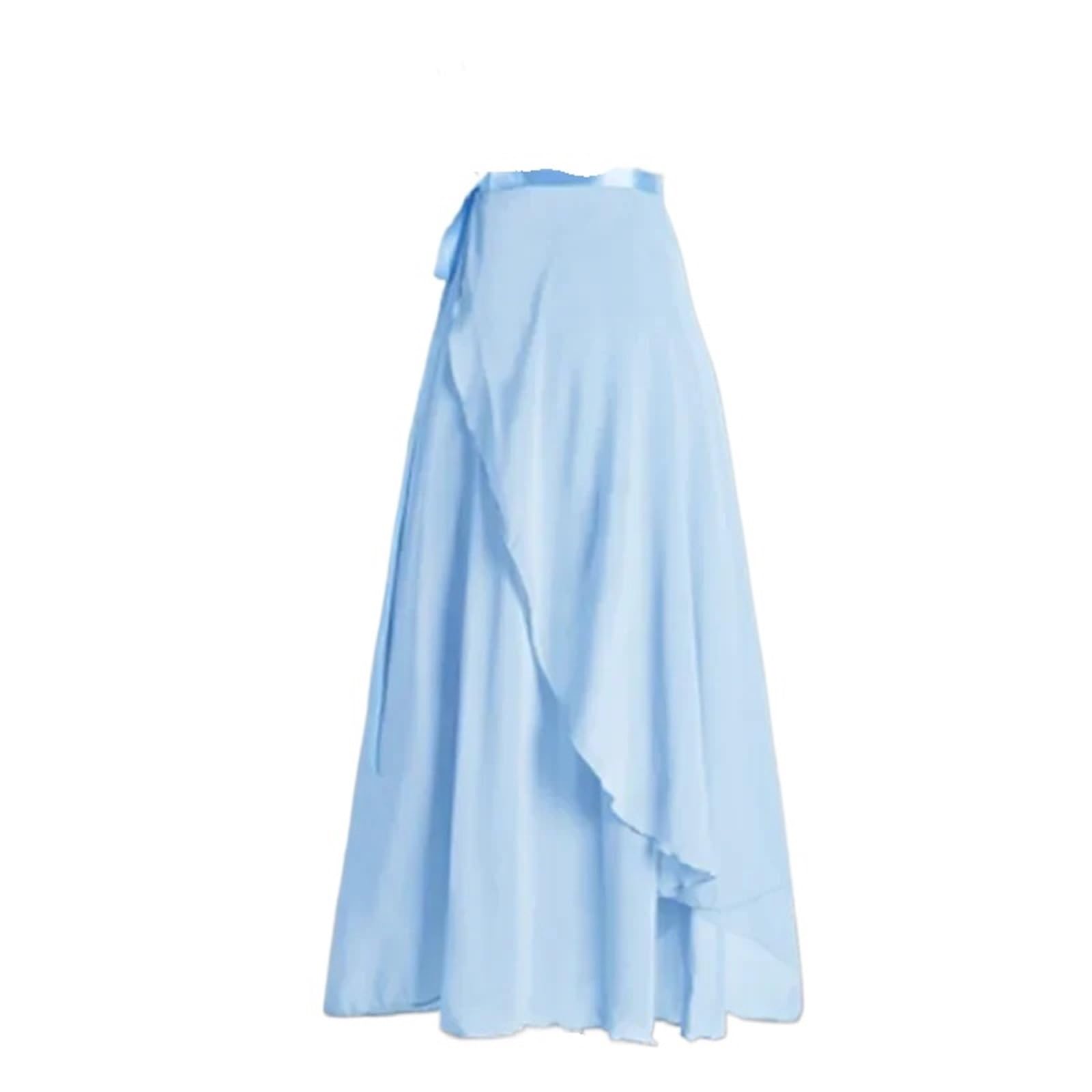 Falda de Ballet gasa larga for mujer, cubierta falda, vestido suave, danza for adultos Para Mujer
