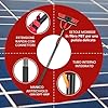 CleanFastX Italia | Kit Pulizia Pannelli Fotovoltaici | Estensibile 7 Metri | Idrospazzola ALINEAR per Lavaggio Tapparelle Vetrate Camper Auto Barca Pannelli Solari | Dispenser di Sapone Integrato