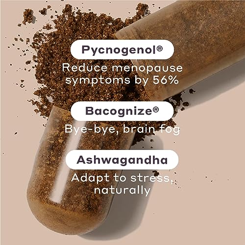 Womaness Me.no.pause. - Menopause Support For Hot Flashes, Night Sweats, Vaginal Dryness, Memory & Mood - Perimenopause Relief & Menopause Supplements For Women - Hormone & Estrogen-Free (30 Capsules) #TOP2