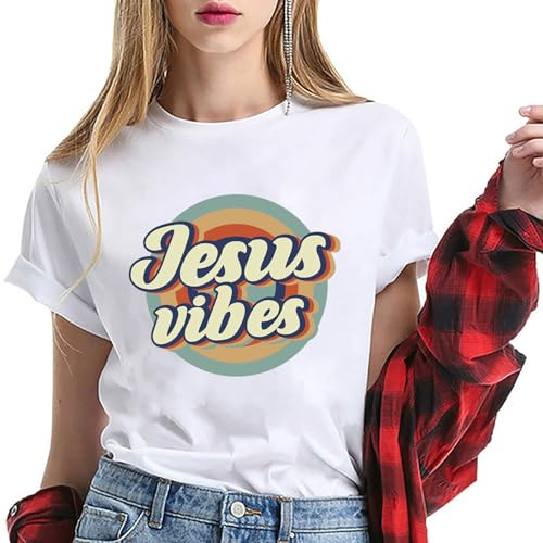 4Pcs Jesus Vibes Iron on Decals for T-Shirt DIY Washable Heat Transfer Vinyl Stickers for Clothing Jeans Pillow Covers Applique — view 4