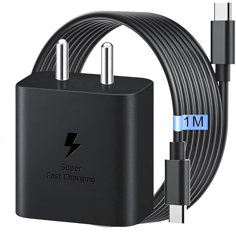 Image of Samsung Super Fast Charging 45W USB C Wall Charger with Type C Charger Cable for Samsung Galaxy S25 /S24 /S24+ /S23 /S22 /S21 /S20 /Ultra /Plus /FE,Note 20 /10,Z Fold 7 /6 Z Flip 7 /6,Galaxy Tab,A54,A14, Black