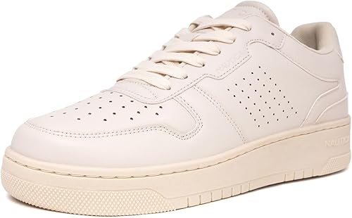 Nautica Zapatillas deportivas de moda para hombre con cordones estilo baloncesto para caminar