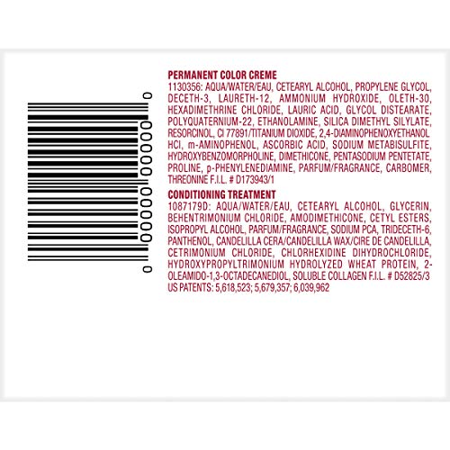 L'Oreal Paris Excellence Creme Permanent Hair Color, 4 Dark Brown, 100% Gray Coverage Hair Dye, Pack of 1