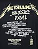 Metallica ...and Justice for All - Tracklist T-Shirt Black M #4