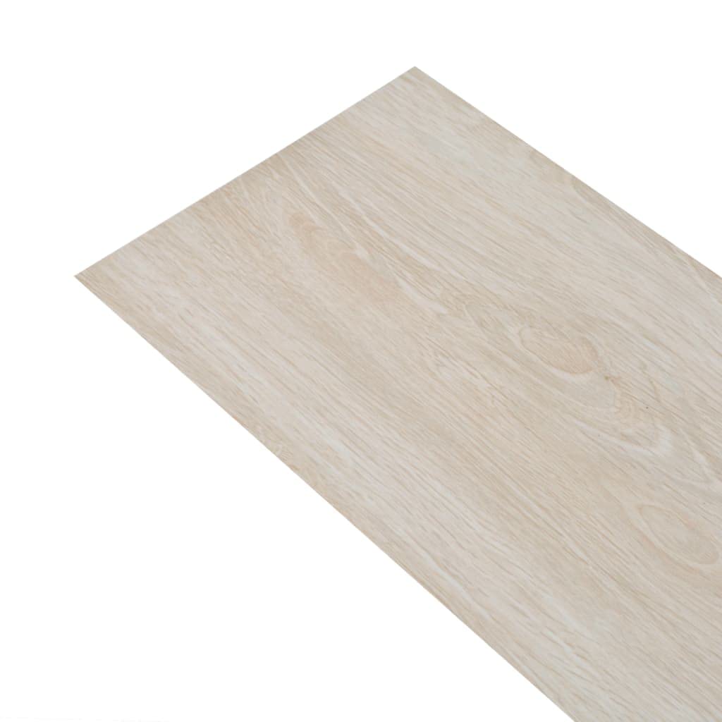 Inicio Productos-Tablones de suelo de PVC autoadhesivo 5.02m 2mm Roble Clásico Blanco