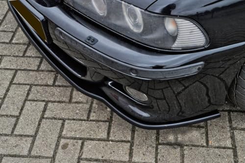 Lame avant de pare-chocs noir brillant pour BMW E39 M5 style haut de gamme