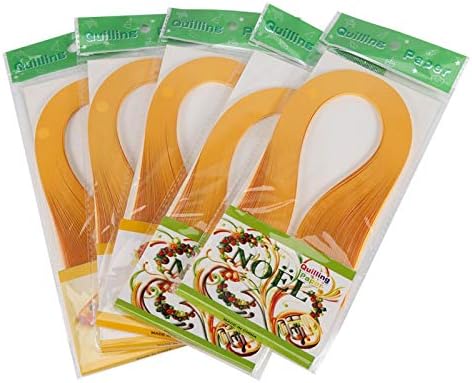 ViaGasaFamido Quilling Paper, 600 Strips Pure Color Pure Color Origami Paper 3mm Width Colorful DIY Hand Craft Quilling Paper(White)