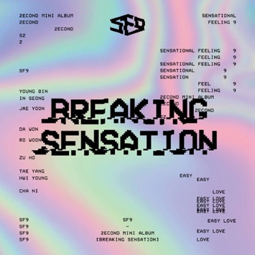 SF9 - [Breaking Sensation] 2nd Mini Album CD+Photo Book +1p Photo Card Kpop Sealed