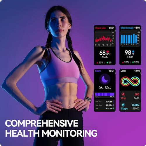 Anyloop Fitness Tracker With 24/7 Heart Rate/Swimming/Sleep/Calorie/Step Tracker thumb #6